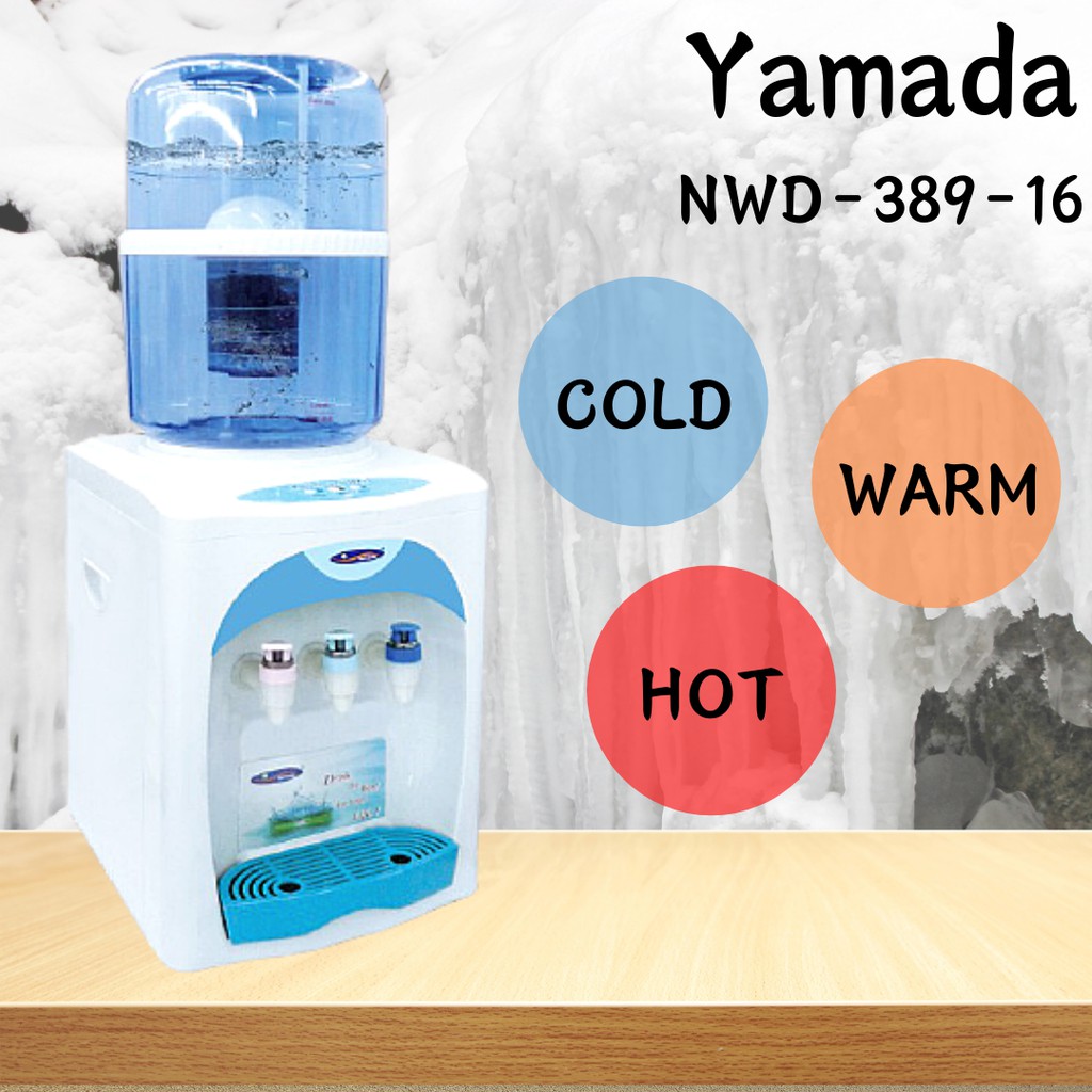 Yamada Water Dispenser Hot Warm Cold Direct Paping ML 389-20