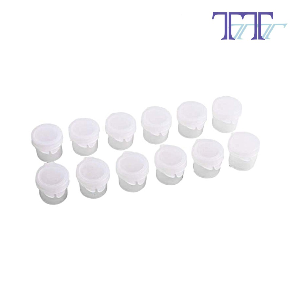 Paint Pots Strips, 10 Strips 60 Pots 0.17Oz Mini Empty Paint Cups With