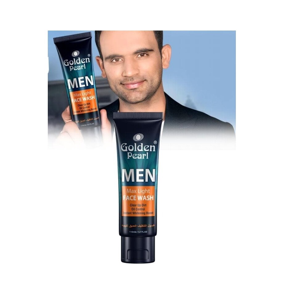 Golden Pearl Men Max Light Face Wash Original Imported From Pakistan
