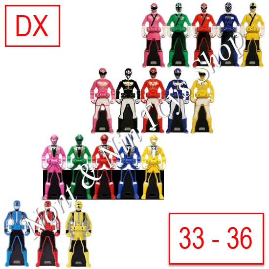 Gokaiger DX Ranger Key (Set 9 Order 33-36: Shinkenger Goseiger Go ...