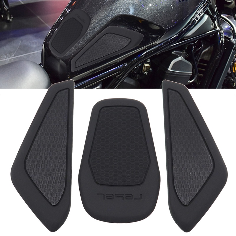 Silenciador Corto De Escape Slip-On Para Honda Rebel 300/500/1100 (2017-2023) - Acero Negro