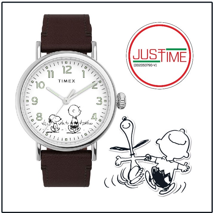 TIMEX TW2U71000 Timex Standard x Peanuts 70th Anniversary 40mm Leather ...