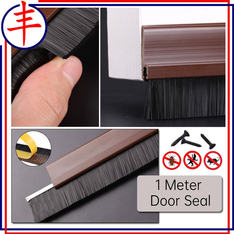 FY Heavy Duty Door Bottom Seal Brush Door Seal PVC Strip | Shopee Malaysia