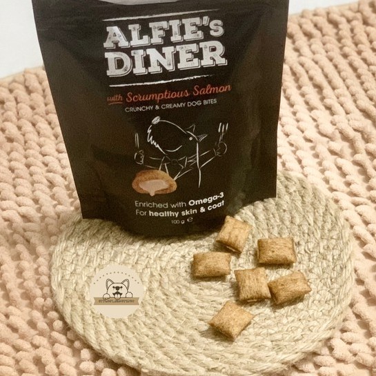 Dog treat Alfie s Diner with scrumptious salmon turkey