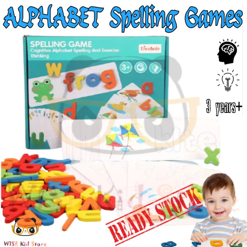 Early Learning Words Jumble Alphabet English Spelling Games Puzzle For ...