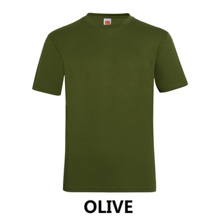 Premium Microfiber Plain T Shirt Round Neck Olive Gold Rose Ultra