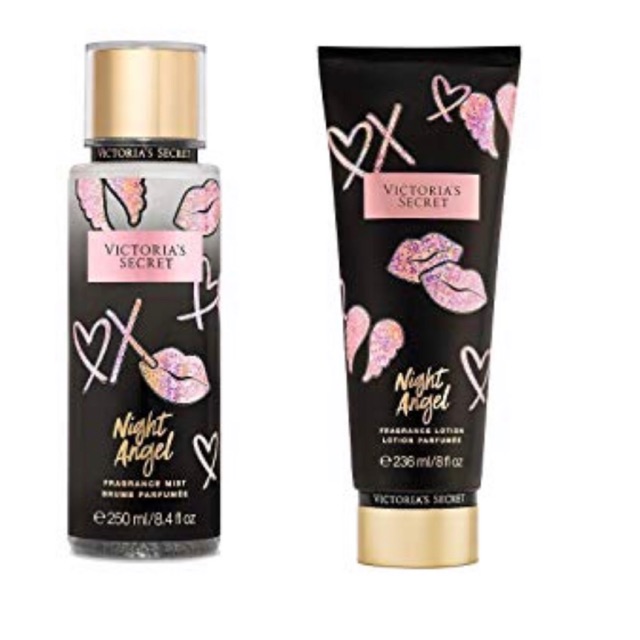 Original Victoria secret body mist and lotion night angel combo