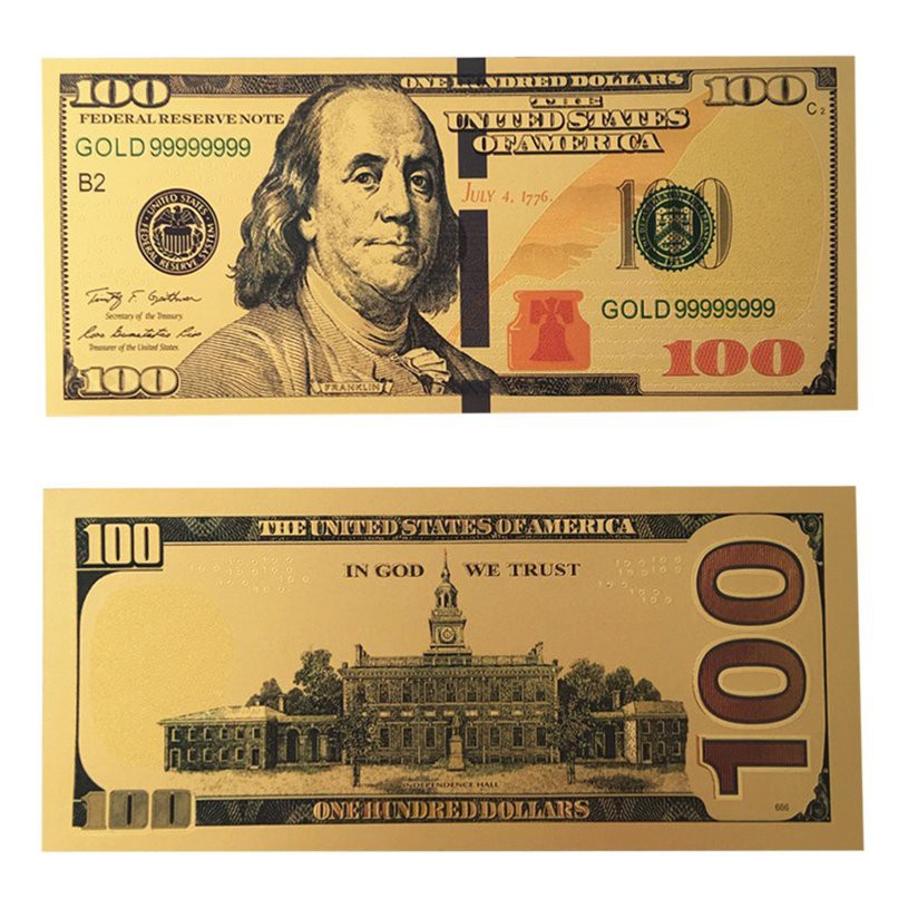 JSG Marketing LUCKY MONEY AUSPICIOUS NOTES (GOLD PLATED) | Shopee Malaysia