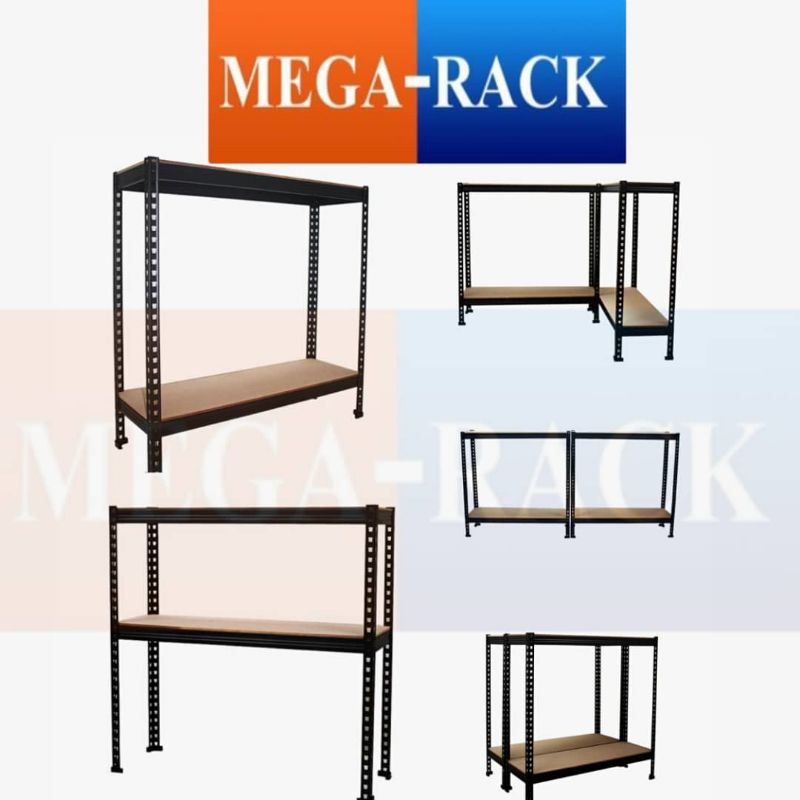 2 in 1 RAK BESI DIY Rack / Rak logam / Boltless Rack / Rak besi