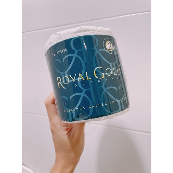 Royal Gold Toilet Paper 220sheet Individual Packing Shopee Malaysia