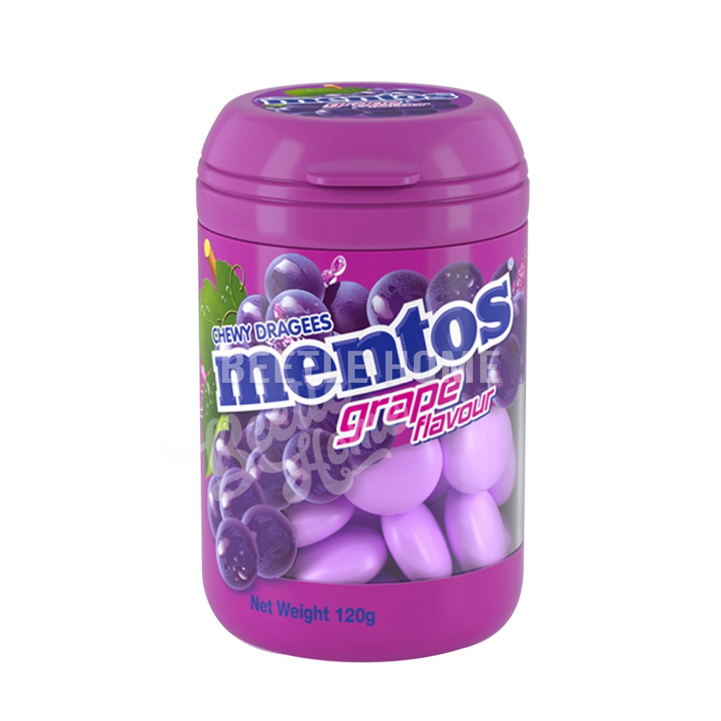 Mentos Chewy Dragees Bottle 120g Mint / Sour Mix / Yoghurt Fruit ...