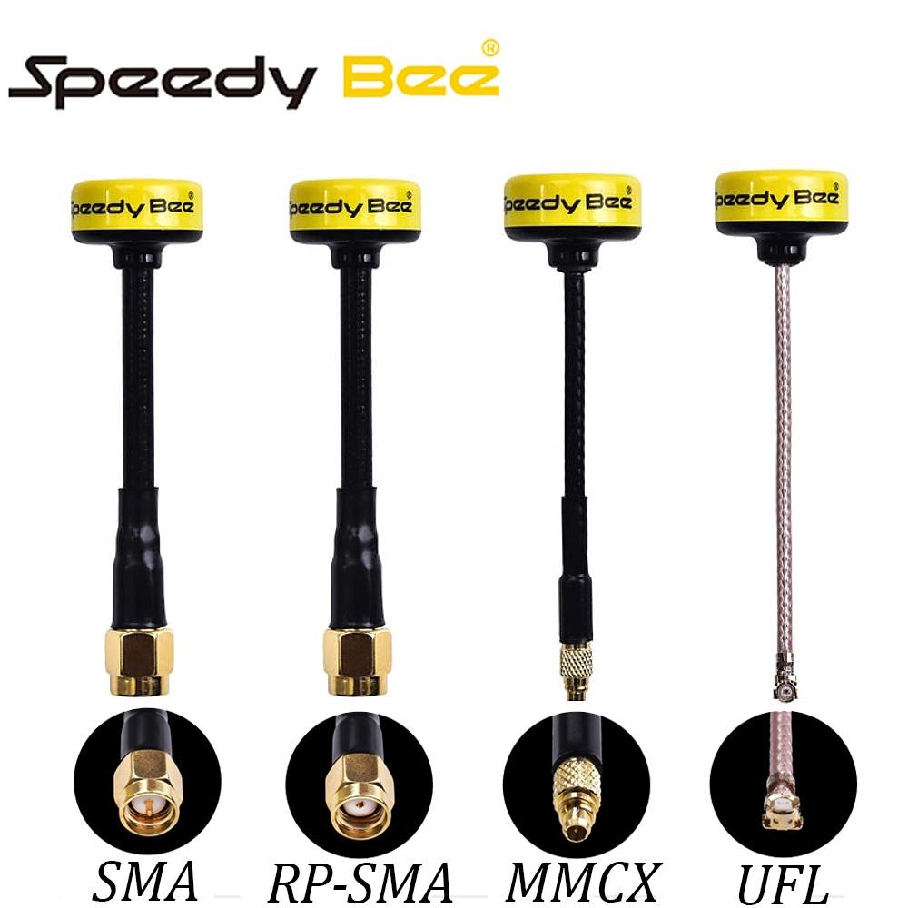 Antena Lollipop4 5.8G 2.8dBi RHCP Para Drones FPV | Compacta Con Conector SMA/RPSMA/MMCX/UFL En Varios Colores