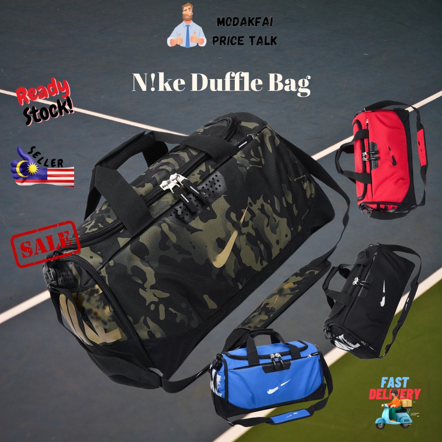 N!ke Duffel Outdoor Travel Bag Gym Sports School Bag Shopee Malaysia