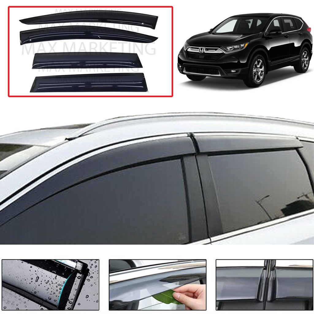 Honda CRV CRV ( 5th Gen ) 2017 AG Door Visor Air Press Wind Deflector