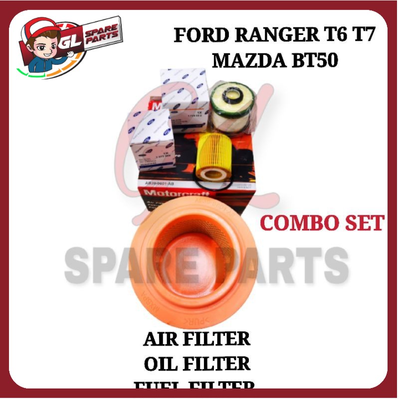 🔥BUY 1 GET 3🔥FORD RANGER T6 T7 2.2 3.2 MAZDA BT50 OIL FILTER FUEL ...