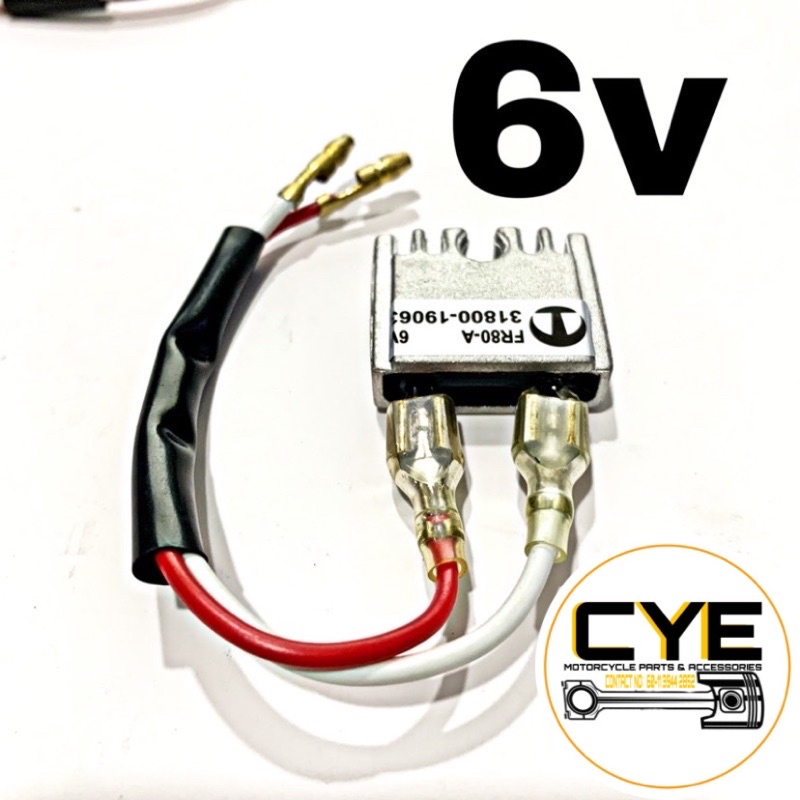 SUZUKI FR80 FR 80 / YAMAHA YB100 Y80 RX100 / HONDA C70 6V 12V RECTIFIER