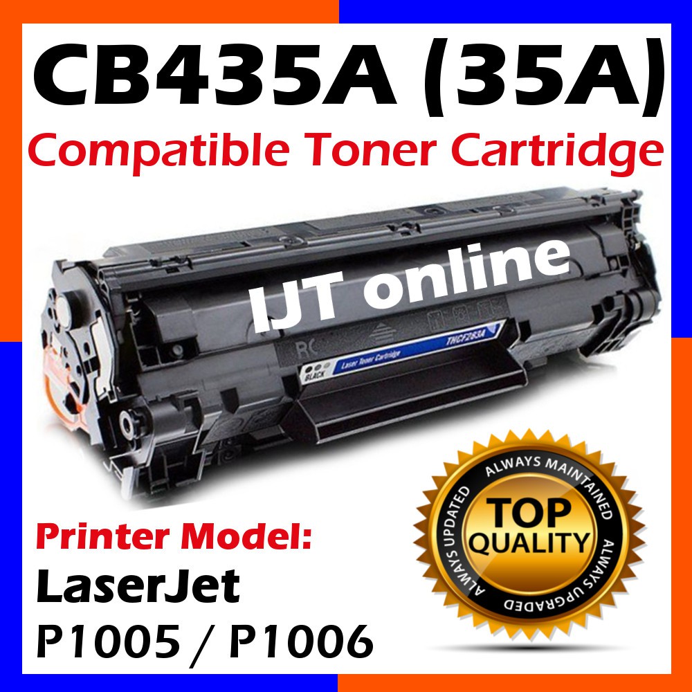 Compatible To HP CB435A HP35A 35A CB 435A CB435 HP435 P1005 P1006 P ...