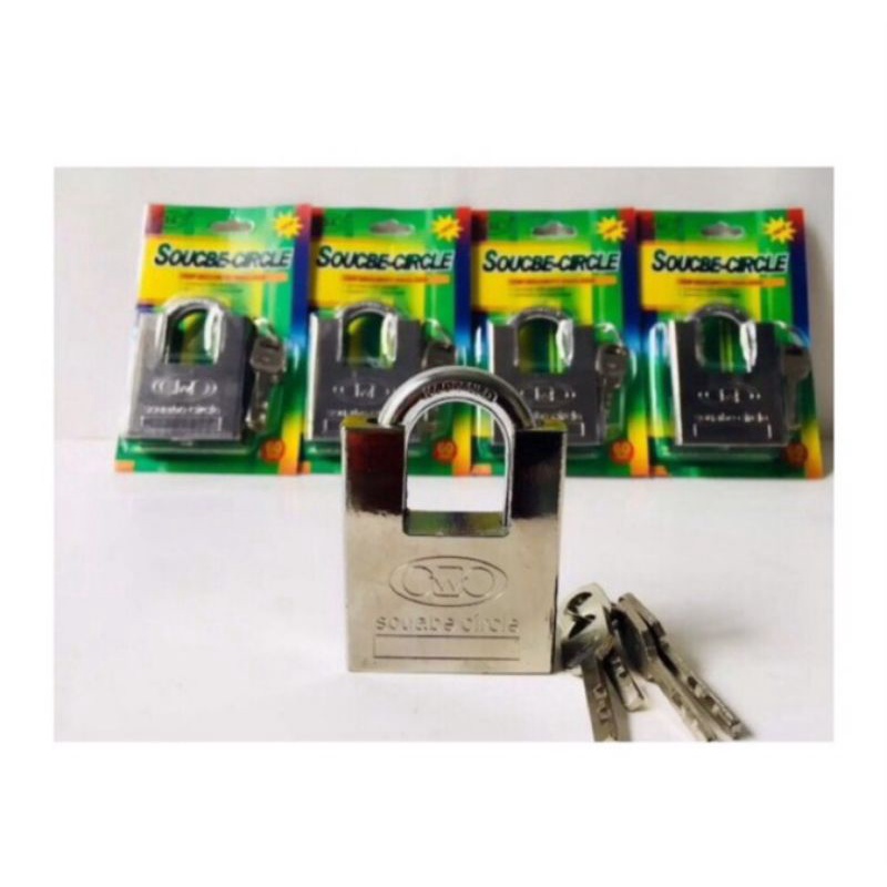 Combo of 5 SOLEX locks sharing 1 master key (6 inch type, anticut, has
