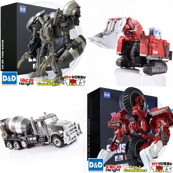 Aoyi D&D Transformable Robot- 8-in1 ROTF Devastator Combiner H6001-8A~8D +  DD-01~04 set of 8 Studio Series Constructicon | Shopee Malaysia