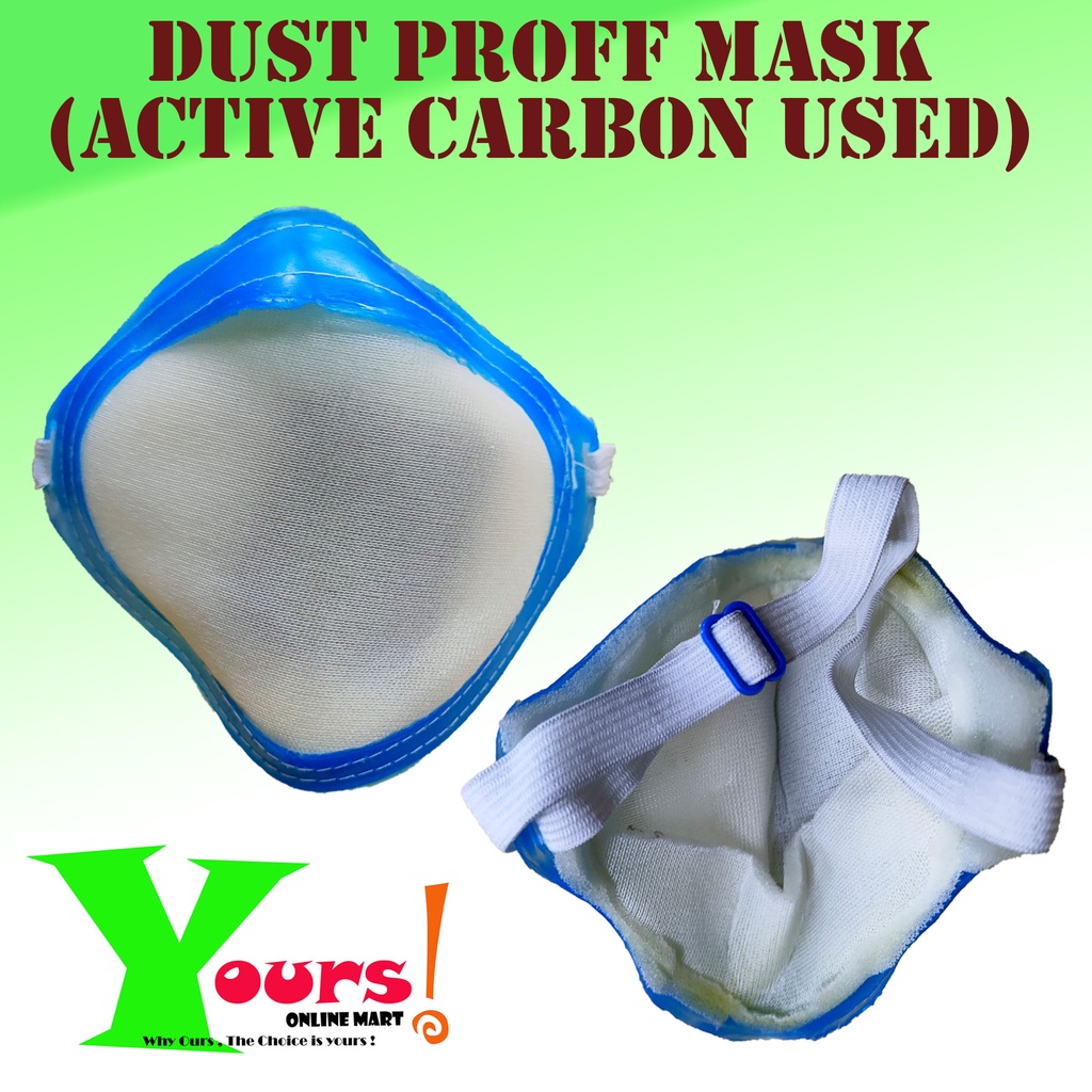 DUST PROFF MASK ( ACTIVE CARBON USED) \ TOPENG PELINDUNG HABUK (KARBON ...