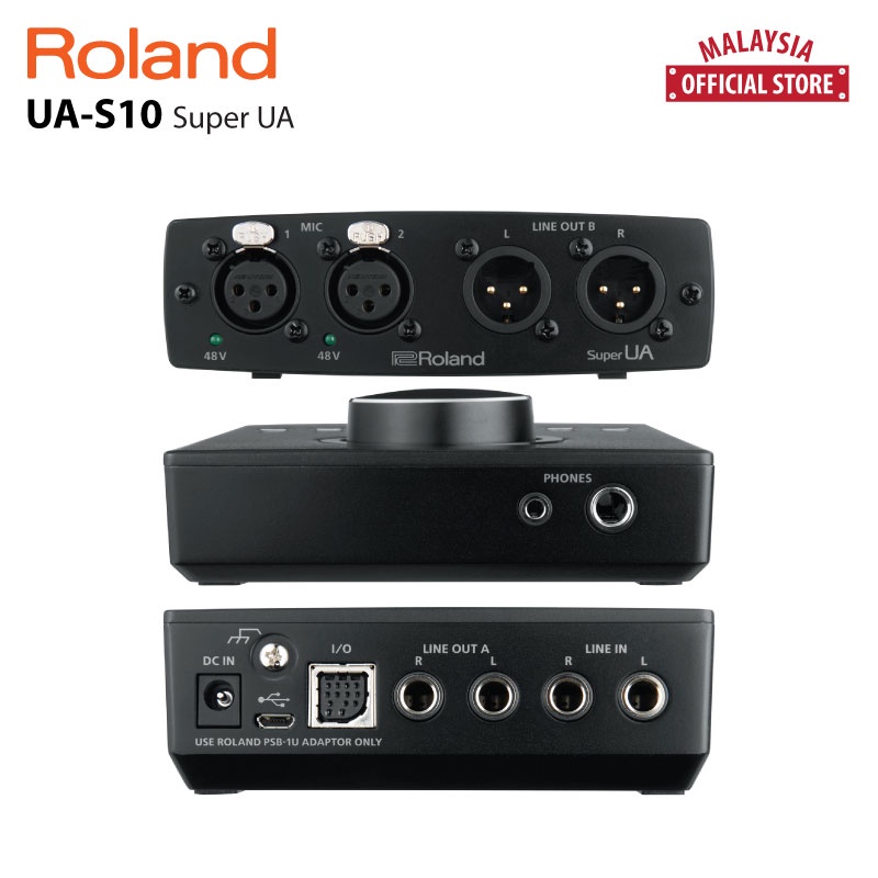 Roland UA-S10 Roland UA-S10 Super UA USB Audio Interface