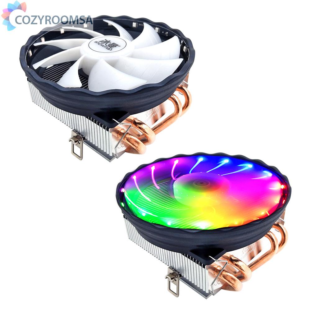 SNOWMAN 4 Heat Pipes CPU Cooler PWM 4 Pin PC Radiator Quiet Cooling Fan ...