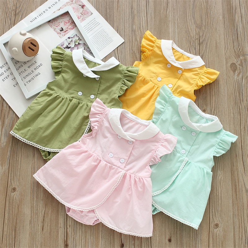 Cotton frocks best sale for newborn baby