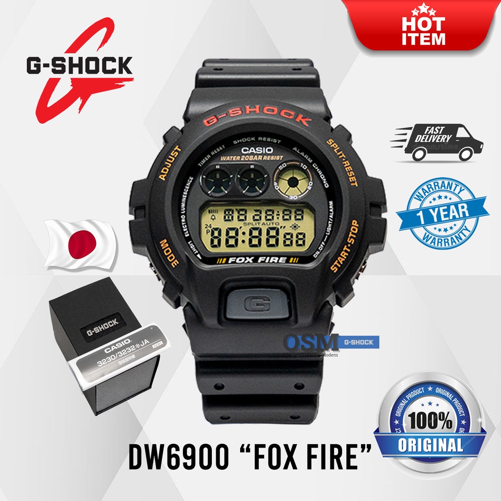 G-Shock DW-6900B-9JF FOX FIRE Japan Set Original | Shopee Malaysia