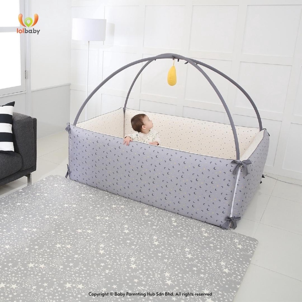 Lolbaby bumper outlet bed