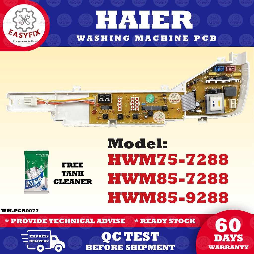 haier hwm75 7288