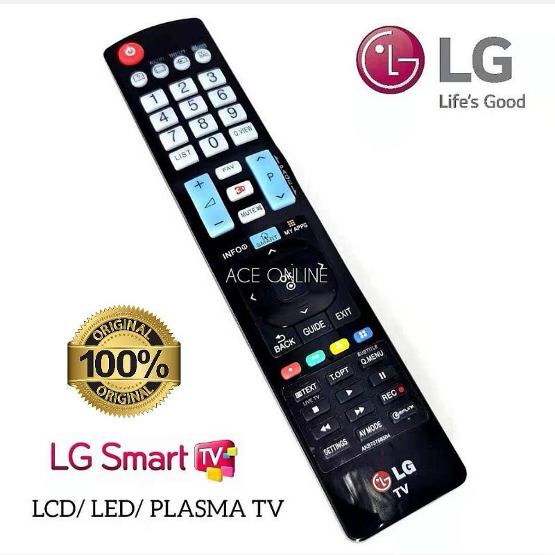 AKB72915246 Replacement Remote Control For LG LCD/LED/Plasma Smart TVs