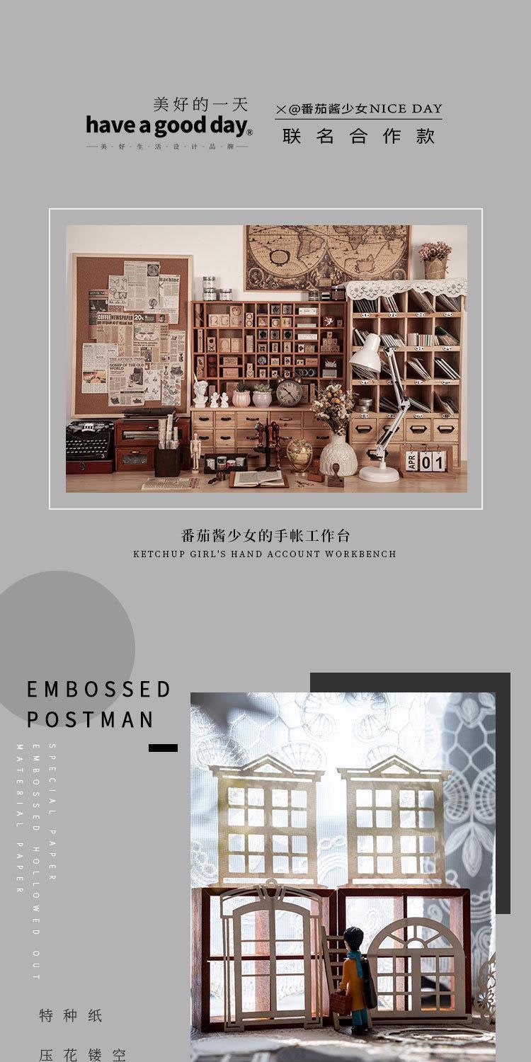 Journamm 20pcs/pack Ins Style Openwork Paper Materials Paper Collage ...