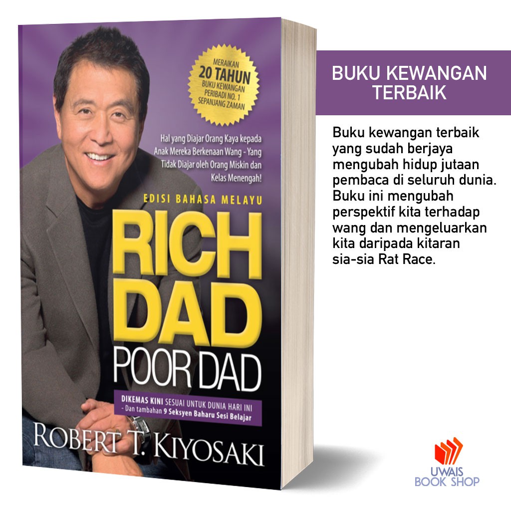 Buku Pts Rich Dad Poor Dad Edisi Ulang Tahun Ke 20 Bahasa Melayu