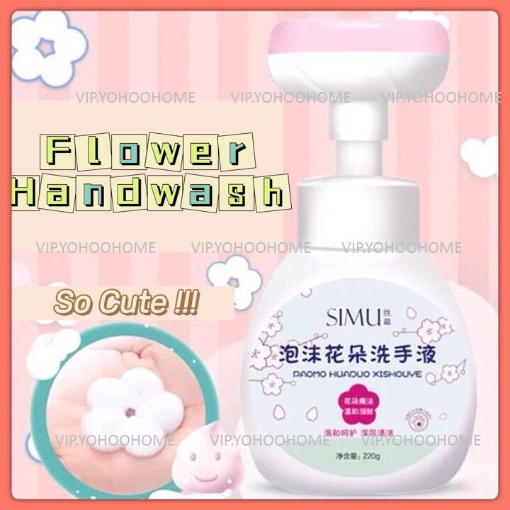 RAYA SALE 🌸Cute Pink Sakura Flower Foam Hand Wash🌸Sabun Tangan Bunga🌸 ...