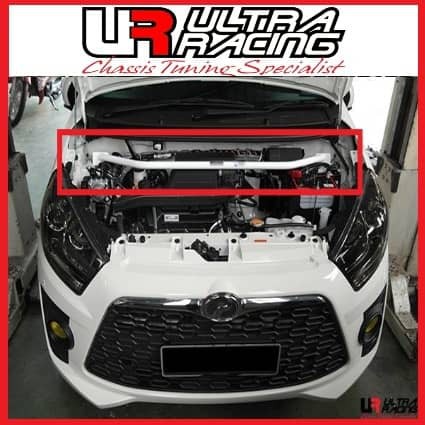 100% Ultra Racing Bar Perodua Axia FL (2014- 2017++) Front Strut Bar ...