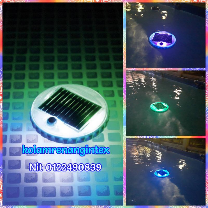 Intex 28695 Solar Powered Led Floating Light | Shopee Malaysia