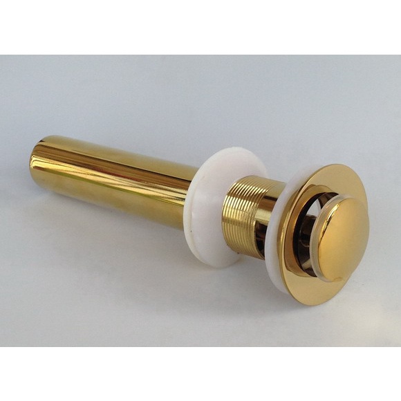Gold Bathroom Brass Basin Sink Drain Lavatory Pop Up Sink Waste Drainer