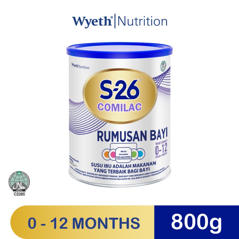 S-26 COMILAC RUMUSAN BAYI 0-12BULAN 800G | Shopee Malaysia