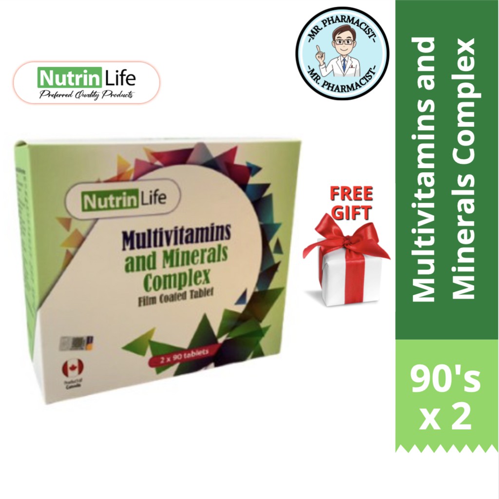 NutrinLife Multivitamins and Minerals Complex (2 x 90's) Shopee Malaysia