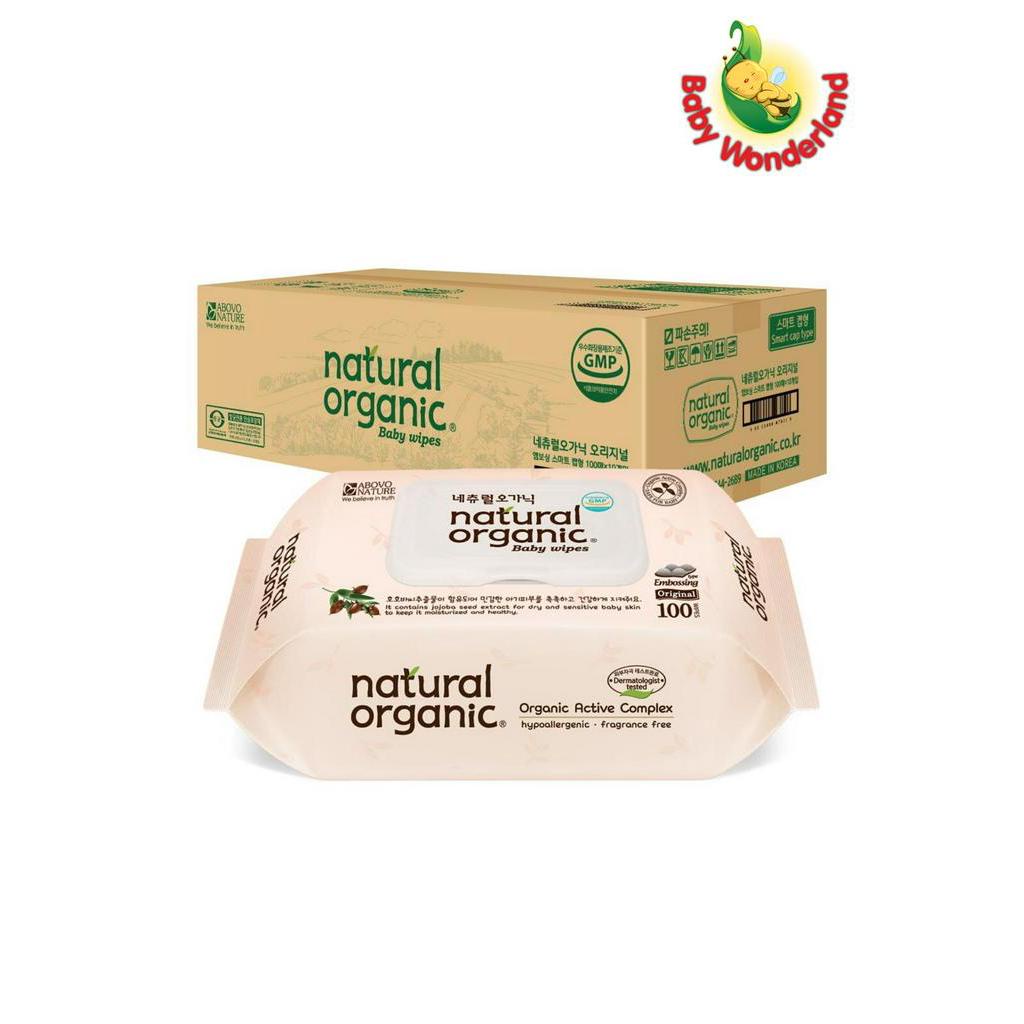 Natural Organic Original Embossing with antibacterial CAP 100's ...