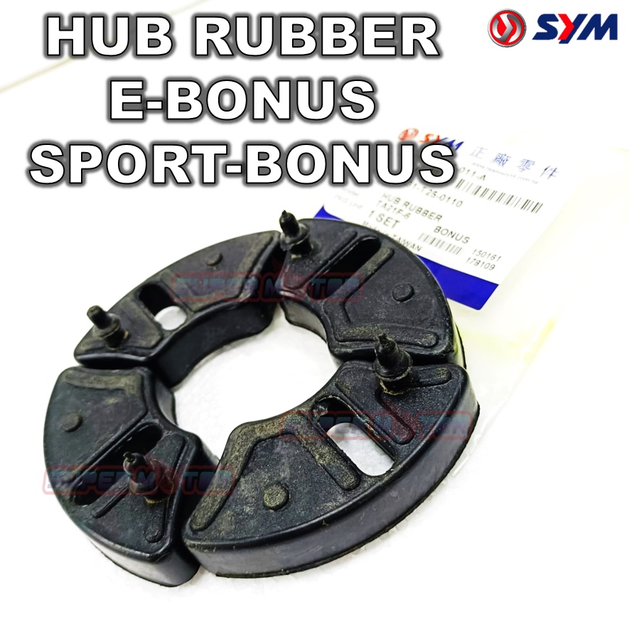 SYM SPORT BONUS / EBONUS Hub Rubber Damper Set Hub Getah Shopee Malaysia