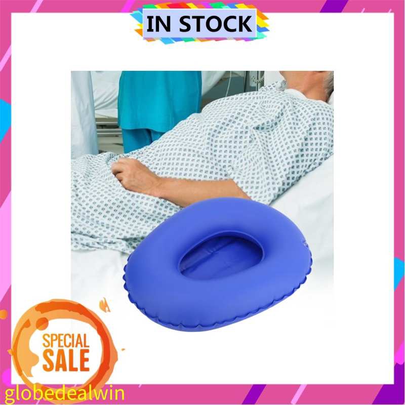 Globedealwin Medical Inflatable Bed Pan Anti Bedsore Toilet Urinal For Elderly Bedridden Care