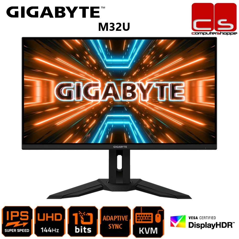 Gigabyte M32U 31.5” SS IPS 4K UHD 144HZ 1MS VESA Display HDR400 Gaming ...