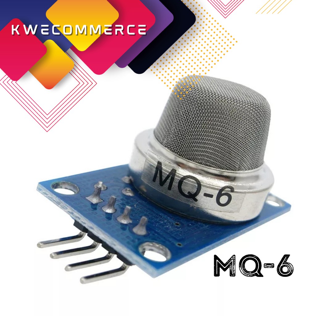Arduino MQ-6 MQ6 Digital & Analog LPG / Butane Gas Sensor Module ...