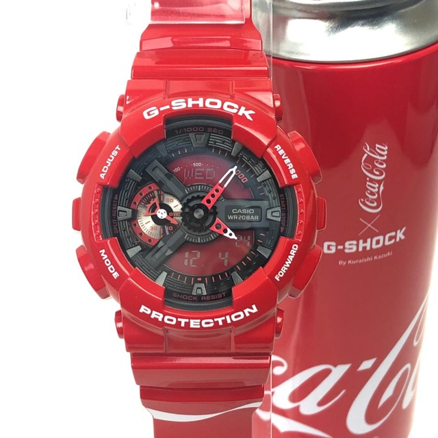 G shock hot sale coke red