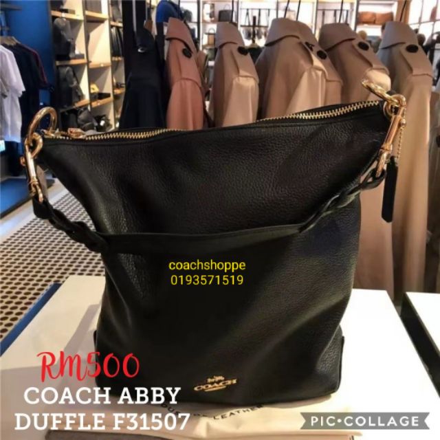 Ready stock Coach Abby Duffle Shopee Malaysia