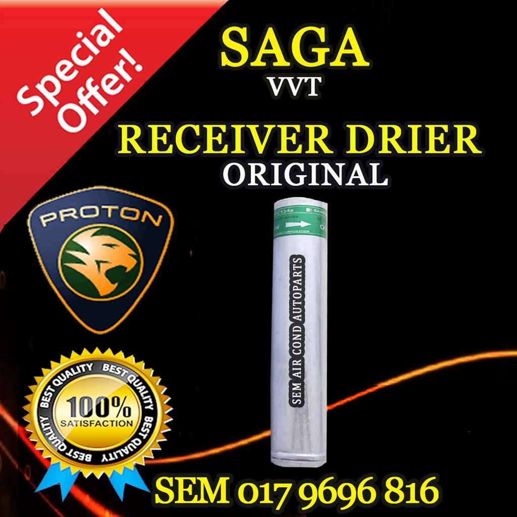 PROTON SAGA VVT ORIGINAL SANDEN RECEIVER DRIER/ FILTER DRYER (CAR AIR
