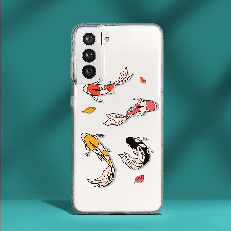 Chinese style Retro fish Pattern Phone casing for Samsung Galaxy note10 ...