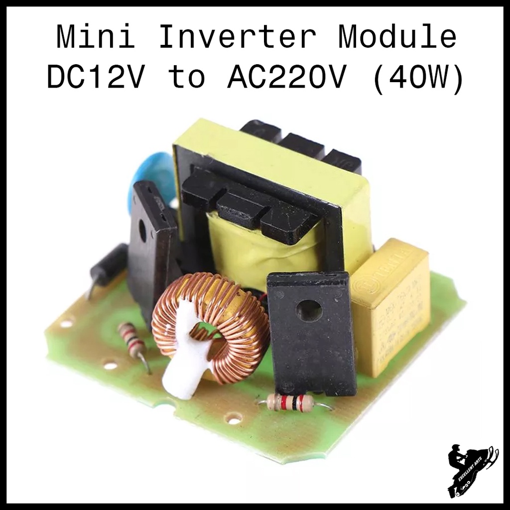 Mini Inverter Module DC12V to AC220V 40W | Shopee Malaysia