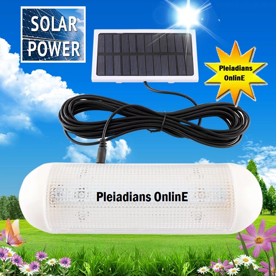HOMIEE Solar Powered Panel Garden Led Bulb Wall Light Outdoor ...